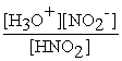 For acid solutions of the same molarity acid strength is proportional to the equilibrium concentration of H<sub>3</sub>O<sup>+</sup>.For equimolar solutions of acids,which equilibrium expression below corresponds to the strongest acid? A) K<sub>c </sub>=   = 3.5 × 10<sup>-4</sup> B) K<sub>c </sub>=   = 3.5 × 10<sup>-8</sup> C) K<sub>c </sub>=   = 4.5 × 10<sup>-4</sup> D) K<sub>c </sub>=   = 4.9 × 10<sup>-10</sup>