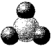 In the following picture of an uncharged oxide,darkly-shaded spheres represent oxygen atoms or ions and lightly-shaded spheres represent atoms or ions of a second- or third-row element in its highest oxidation state.Identify the element represented by the lightly-shaded spheres.   A) Al B) C C) N D) S