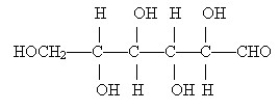 The monosaccharide shown below is a(n)    A) aldohexose. B) aldopentose. C) ketohexose. D) ketopentose.