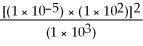 Without using a calculator,solve the following problem:   A) 1 × 10<sup>0</sup> B) 1 × 10<sup>-3</sup> C) 1 × 10<sup>-9</sup> D) 1 × 10<sup>-12</sup>