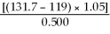 How many significant figures are there in the answer for the following problem?   = ? A) one B) two C) three D) four