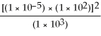 Without using a calculator,solve the following problem:   A) 1 × 10<sup>0</sup> B) 1 × 10<sup>-3</sup> C) 1 × 10<sup>-9</sup> D) 1 × 10<sup>-12</sup>