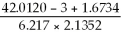 Consider the calculation:   Which of the following is the answer to this question with the correct number of significant digits? A) 3 B) 3.0189 C) 3.019 D) 3.0