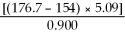 How many significant figures are there in the answer for the following problem?   = ? A) one B) two C) three D) four