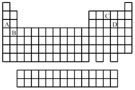Use the periodic table below to answer the following questions.   -Which elements commonly form covalent bonds? A) A and B B) A and C C) B and D D) C and D