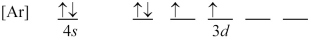 Which orbital-filling diagram violates the Pauli exclusion principle? A)    B)    C)    D)   