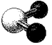 What is the geometry around the central atom in the following molecular model of NO<sub>2</sub><sup>-</sup>?   A) linear B) bent C) trigonal planar D) trigonal pyramidal