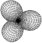 Identify the set of hybrid orbitals shown below.   A) sp B) sp<sup>2</sup> C) sp<sup>3</sup> D) sp<sup>4</sup>