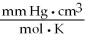 What is the value of the gas constant,R,in units of   ? A) 1.080 × 10<sup>-4</sup> B) 0.1080 C) 62.36 D) 6.236 × 10<sup>4</sup>