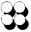 Identify the packing in the figure shown below.   A) body-centered cubic B) cubic closest packed (face-centered cubic)  C) hexagonal closest packed D) simple cubic