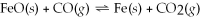 Iron oxide ores are reduced to iron metal by exothermic reaction with carbon monoxide:   Which of the following changes in condition will cause the equilibrium to shift to the right? A) remove FeO B) add CO C) add CO<sub>2</sub> D) raise the temperature