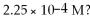 What is the hydronium ion concentration and the pH for an aqueous solution of NH<sub>3</sub> that has a hydroxide ion concentration of   A) 4.44 × 10<sup>-10</sup> M and 4.65 B) 4.44 × 10<sup>-10</sup> M and 9.35 C) 4.44 × 10<sup>-11</sup> M and 3.65 D) 4.44 × 10<sup>-</sup><sup>11</sup> M and 10.35