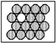   Po decays by electron capture to give   Bi.If unshaded spheres represent   Po atoms and shaded spheres represent   Bi atoms,how many half-lives have passed in the following example?   A) 1 half-life B) 2 half-lives C) 3 half-lives D) 4 half-lives