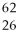 The number of neutrons in   Fe<sup>2+</sup> is A) 26. B) 36. C) 60. D) 62.
