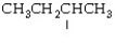 The following structure represents a butyl group.   A) normal B) secondary C) tertiary D) quaternary