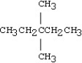 What is the IUPAC name for the following compound?   A) heptane B) 3,3-dimethylpentane C) 2,2-dimethyl-2-ethylpropane D) 2,2-diethylpropane