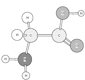 Identify the amino acid shown below.   A) Alanine (Ala)  B) Glycine (Gly)  C) Isoleucine (Ile)  D) Leucine (Leu) 