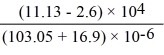 How many significant figures should be retained in the result of the following calculation?   A) 1 B) 2 C) 3 D) 4