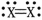 Which group in the Periodic Table is most likely to contain the element X in the molecule whose dot structure is shown?   A) 2A B) 3A C) 4A D) 5A E) 6A