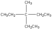 Which of the following is a correct line structure for the following molecule?   A)    B)    C)    D)   