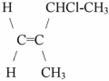 The name of the molecule shown is   A) 2-chloro-3-methylene-butane. B) 3-chloro-2-methylene-butane. C) 3-chloro-2-methyl-1-butene. D) cis-3-chloro-2-methyl-2-butene. E) trans-3-chloro-2-methyl-2-butene.
