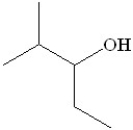 What is the systematic name for the following compound?   A) 2-methyl-3-pentanol B) 2-methyl-3-pentenol C) 4-methyl-3-pentanol D) 3-methyl-2-pentanol