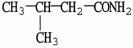 What is the IUPAC name of the compound shown?   A) 2-methyl propanamide B) N-methyl propanamide C) 2-methyl butanamide D) 3-methyl butanamide E) N-methyl butanamide