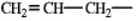 <strong>The following group is a substituent on a molecule. What is an accepted IUPAC name for this group?  </strong> A) propenyl B) allyl C) vinyl D) propylene E) either a or b <div style=padding-top: 35px> 
