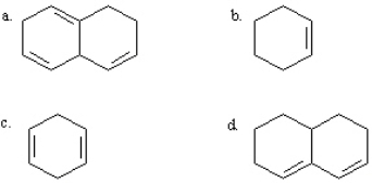 Which of the following compounds would show the longest wavelength l<sub>max</sub> in its UV spectrum?