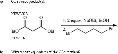 Instructions: Give the major organic product(s) of each reaction or sequences of reactions for the following question(s). Show all relevant stereochemistry. Refer to instructions.