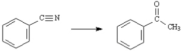  Choose the best reagent(s) for carrying out the following conversion.   a.	1. CH3MgBr, ether  	2. H _3 O ^+   b.	CH  _3 COCl  c.	CH _3 OH, acid, heat  d.	all of the above work 