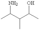 Convert the following line structures to condensed formulas: A)     B)   