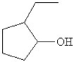 Which of the following is the bond line drawing for 2-ethyl-1-methylcyclopentanol? A)    B)    C)    D)    E)   
