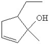 Which of the following is the bond line drawing for 2-ethyl-1-methylcyclopentanol? A)    B)    C)    D)    E)   