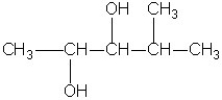 Which molecule shown is a glycol? A)    B)    C)    D)    E)   