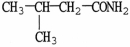 What is the IUPAC name of the compound shown?   A) 2-methyl propanamide B) N-methyl propanamide C) 2-methyl butanamide D) 3-methyl butanamide E) N-methyl butanamide