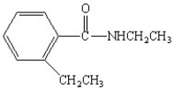 What is the IUPAC name for the following compound?   A) N,2-diethyl benzamide B) diethyl benzamide C) N,N-diethyl benzamide D) ethyl phenyl amine E) diethyl phenyl amine
