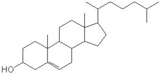 The molecule shown can be classified as a(an)    A) steroid. B) eicosanoid. C) wax. D) glycerophospholipid. E) sphingolipid.