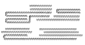 Consider the following diagram representing crystallites.   Which type of polymer is represented? A) thermoplastic B) fiber C) elastomer D) thermosetting resins