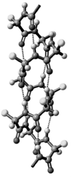 Consider the following image.   Which level of protein structure is shown here? A) Primary B) Secondary C) Tertiary D) Quaternary