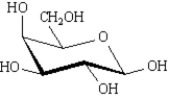 Exhibit 25-8 Draw structures for the products you would expect to obtain from reaction of β-D-galactopyranose with each of the following reagents.Be sure to include all relevant stereochemistry.   β-D-galactopyranose -Br<sub>2</sub>,H<sub>2</sub>O