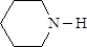 What is the structure of the enamine produced in the reaction of cyclohexanone with piperidine? See structure below.   A)    B)    C)    D)   