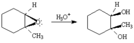 Write the complete stepwise mechanism for the reaction below.Show all electron flow with arrows and draw all intermediate structures.  