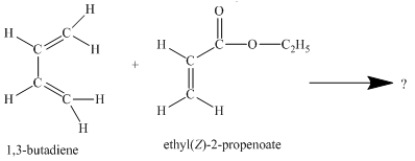 ​What would be the stereochemistry of the product of the following reaction?   ​