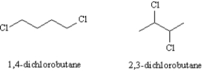 Describe how you could differentiate the following compounds using a DEPT NMR experiment.  