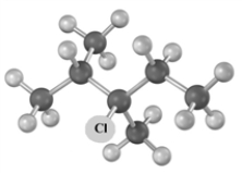 Consider the following molecular model.   I Which of the following could be used to synthesize this compound? A)    B)    C)    D) Either or     E) Any of the above