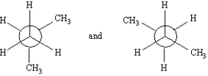 Exhibit 4-4 Label each pair of compounds below as: -_____   A) conformational isomers B) stereoisomers C) constitutional isomers D) identical