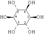 D-Pinitol is an interesting hexahydroxy cyclohexane,whose structure is shown below.   On the templates provided,draw the two chair conformations that are in equilibrium for D-pinitol.Circle the most stable conformation.  