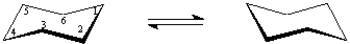 D-Pinitol is an interesting hexahydroxy cyclohexane,whose structure is shown below.   On the templates provided,draw the two chair conformations that are in equilibrium for D-pinitol.Circle the most stable conformation.  