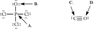 Exhibit 2-2 Calculate the formal charges on the indicated atoms in each compound below.   -Refer to Exhibit 2-2.The formal charge on carbon (C) is ______.